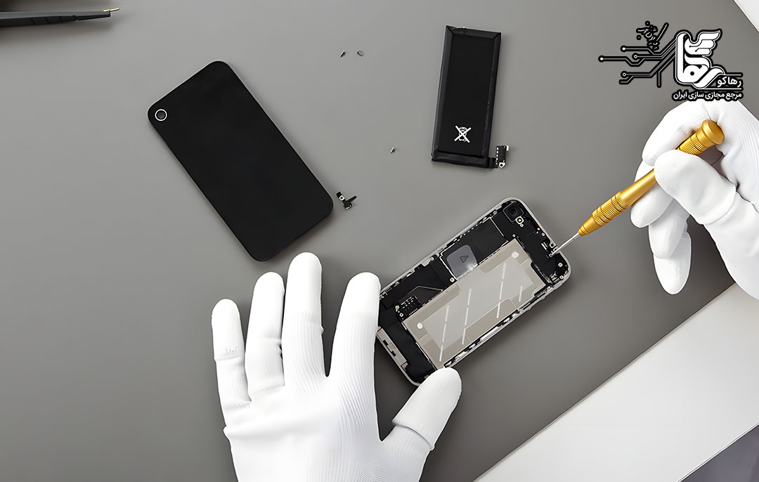 مراحل تعویض باتری آیفون
