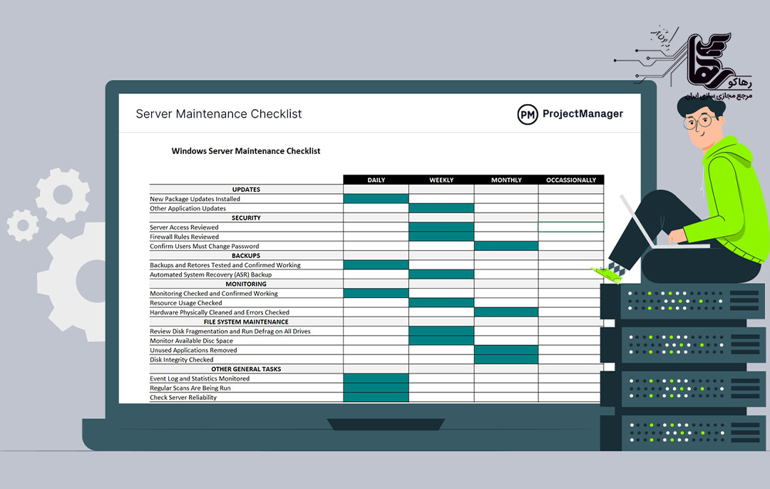 خدمات سرویس دوره ای سرور