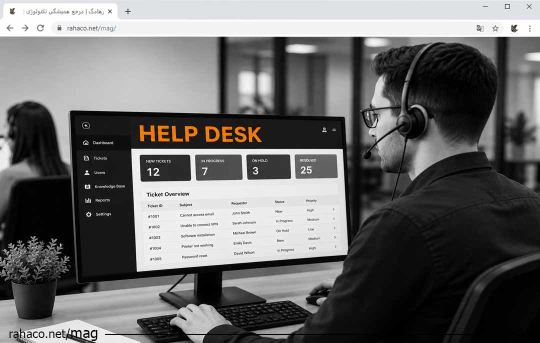 پشتیبانی Help Desk