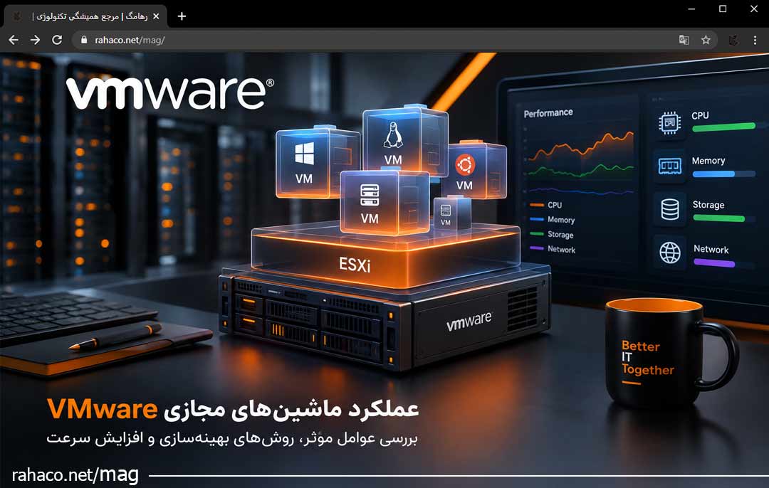 عملکرد ماشین‌ های مجازی VMware