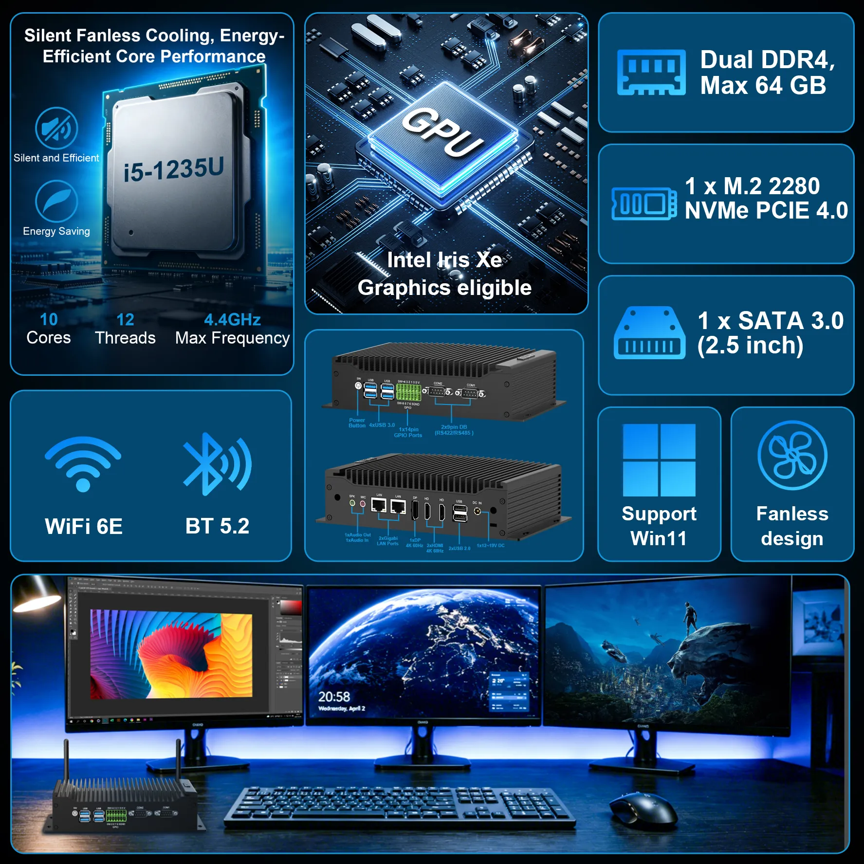 هیستو H6-12th Fanless